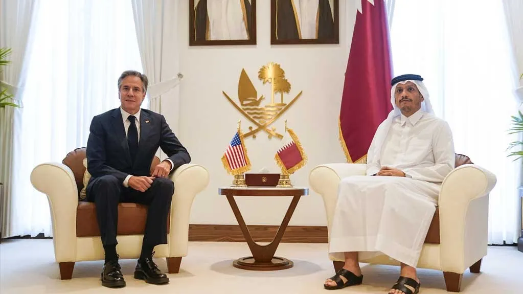 دیدار آنتونی بلینکن با مقامات قطر در دوحه درباره بحران لبنان