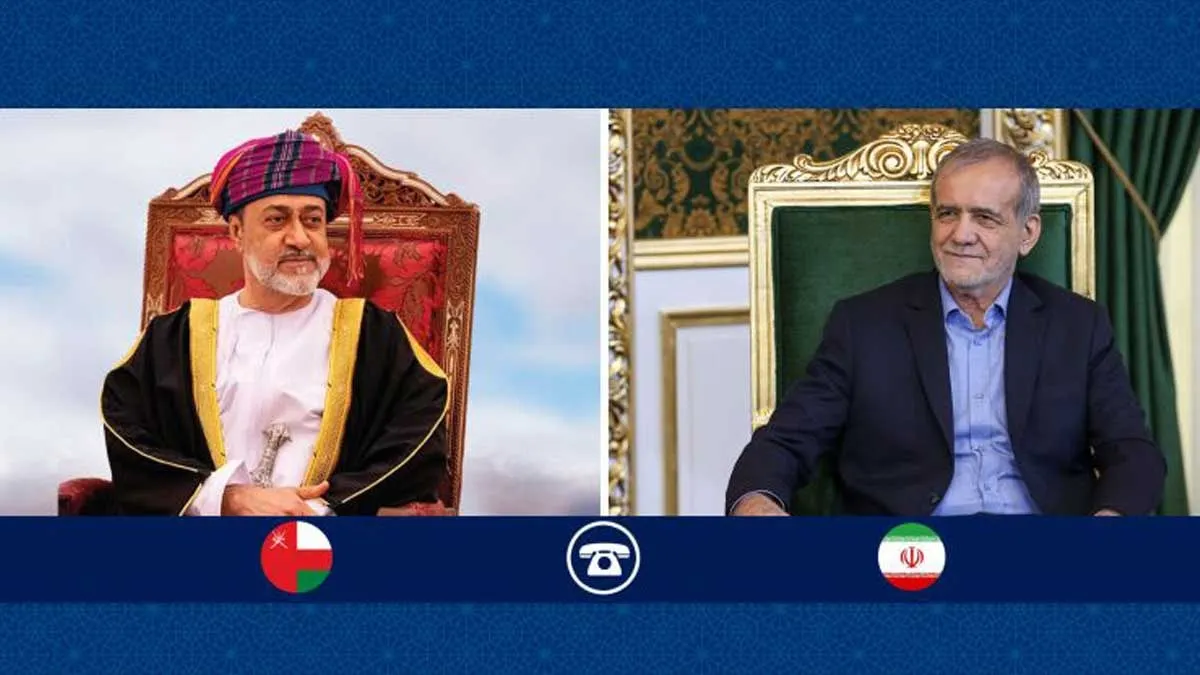 گفتگوی تلفنی رئیس جمهور ایران با سلطان عمان