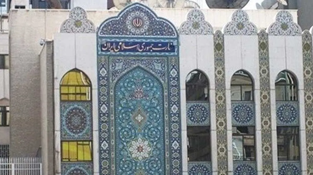 تدابیر امنیتی اطراف سفارت ایران در دمشق