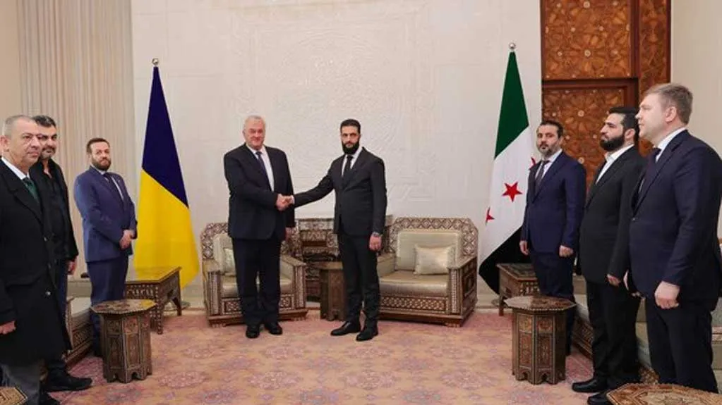 دیدار هیئت اوکراینی با رهبری جدید سوریه در دمشق