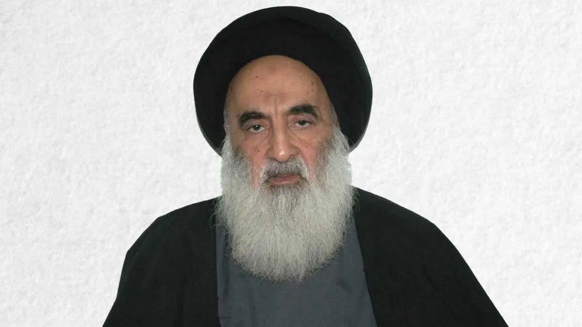 آیتالله سیستانی در حال صدور بیانیه درباره وضعیت انسانی غزه