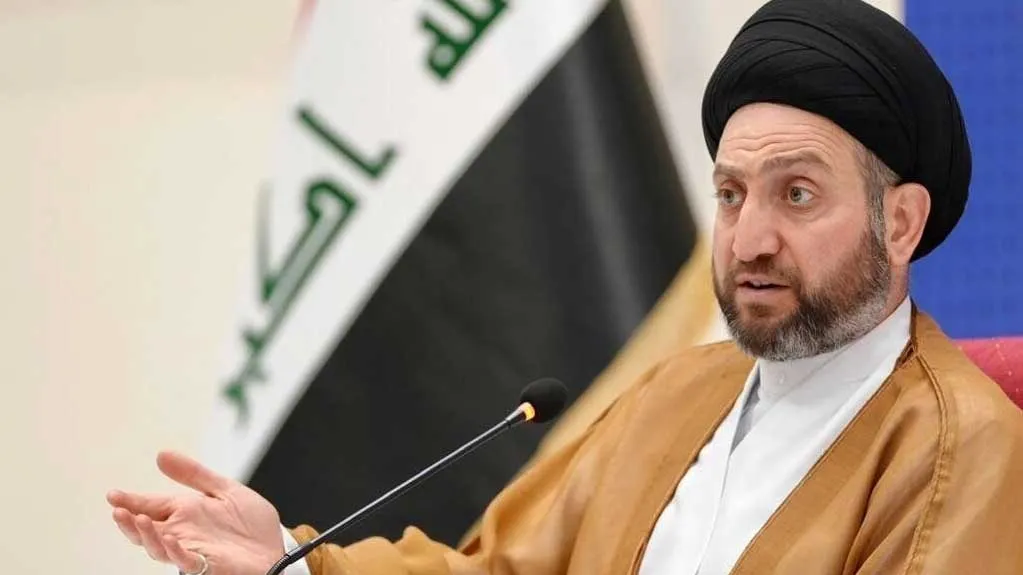 سید عمار حکیم در مراسم سالروز شهادت آیتالله سید محمدباقر حکیم در نجف اشرف