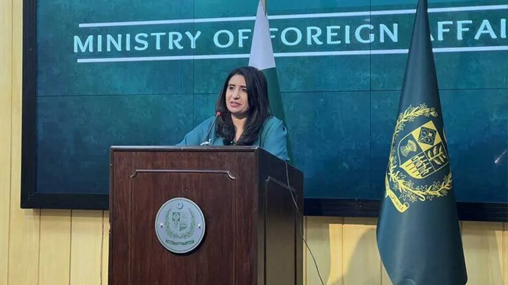 نشست خبری سخنگوی وزارت امور خارجه پاکستان در اسلامآباد