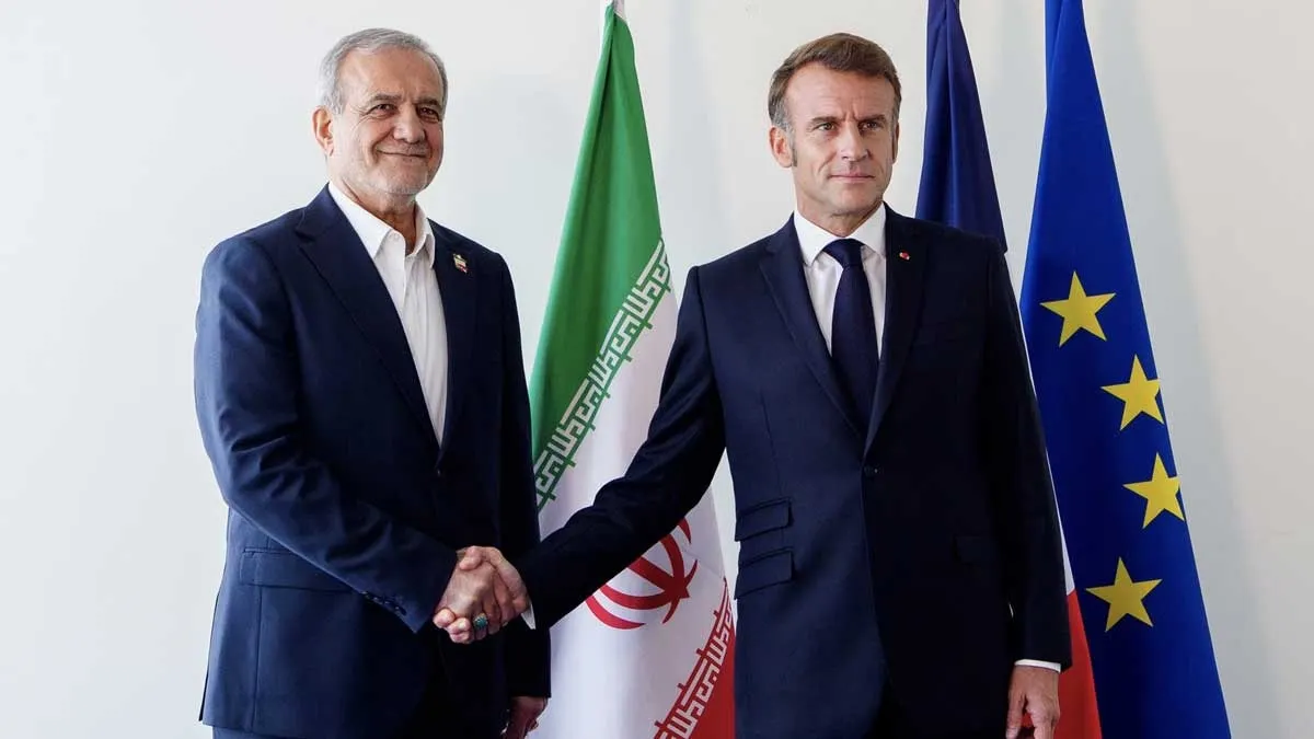 دیدار رئیسجمهور فرانسه و ایران در حاشیه مجمع عمومی سازمان ملل