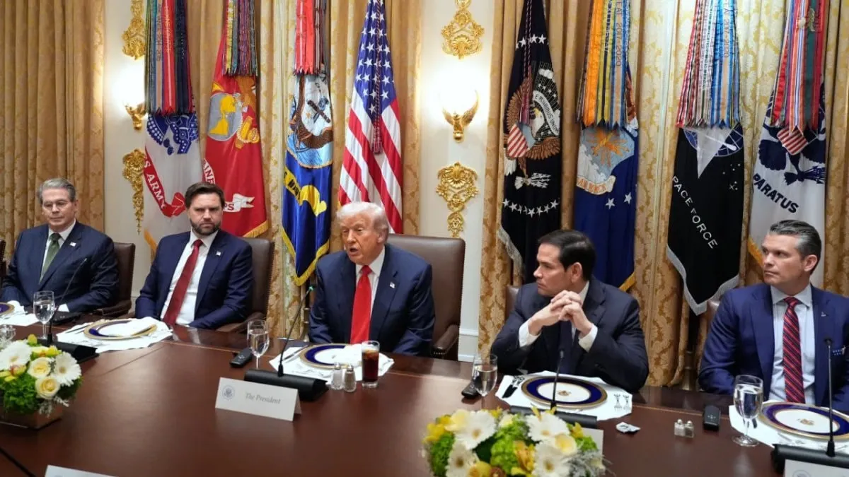 دونالد ترامپ در دیدار با خاویر میلی رئیسجمهور آرژانتین