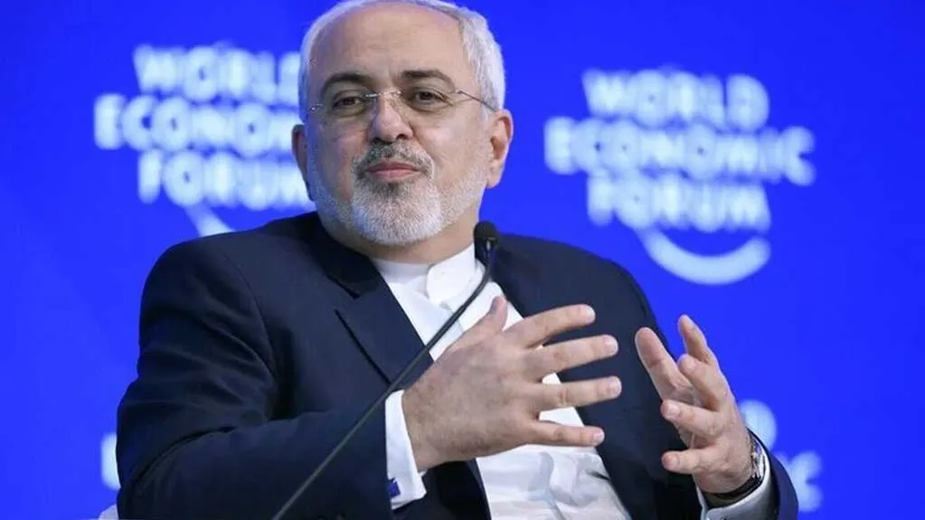 احمد زیدآبادی و محمدجواد ظریف در اجلاس داووس