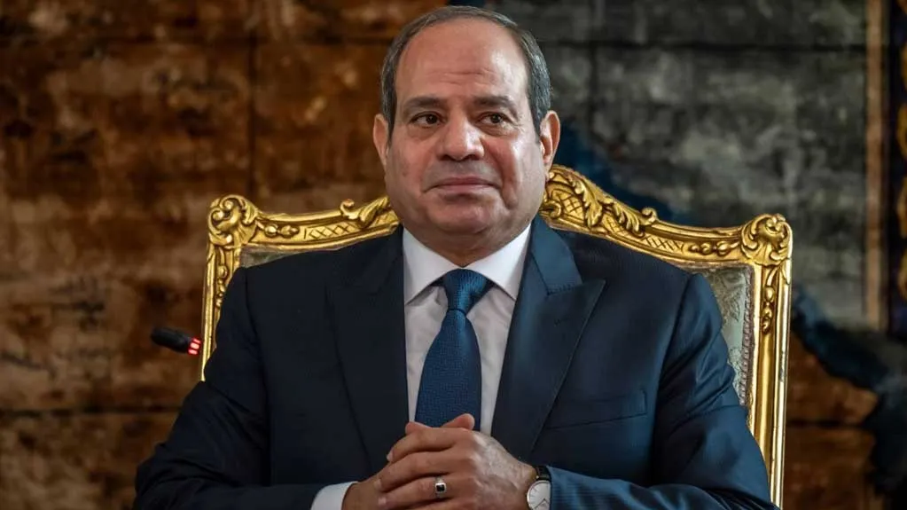 دیدار رئیس جمهور مصر و وزیر خارجه ایران در کاخ ریاست جمهوری قاهره