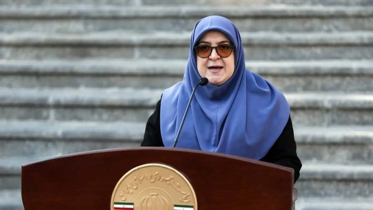 نشست خبری فاطمه مهاجرانی سخنگوی دولت
