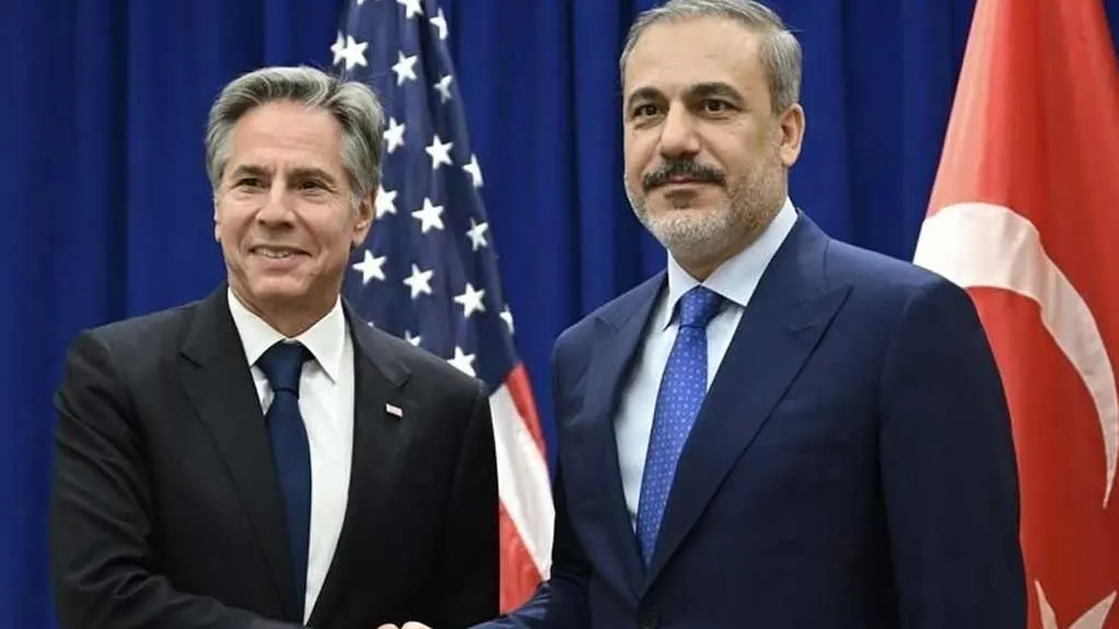 دیدار و نشست خبری مشترک بلینکن و فیدان در آنکارا