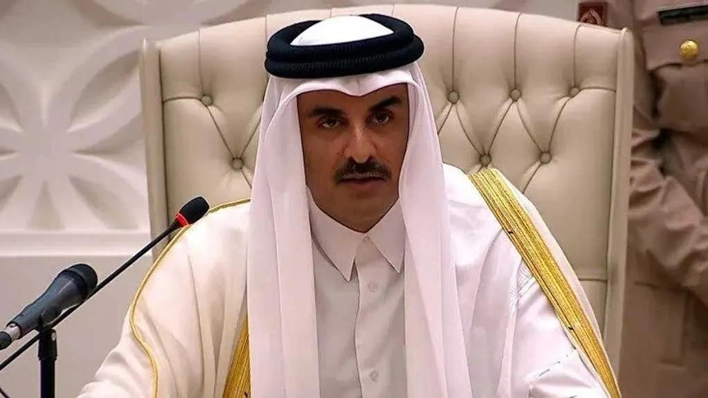 امیر قطر و اعلام توافق آتشبس در غزه