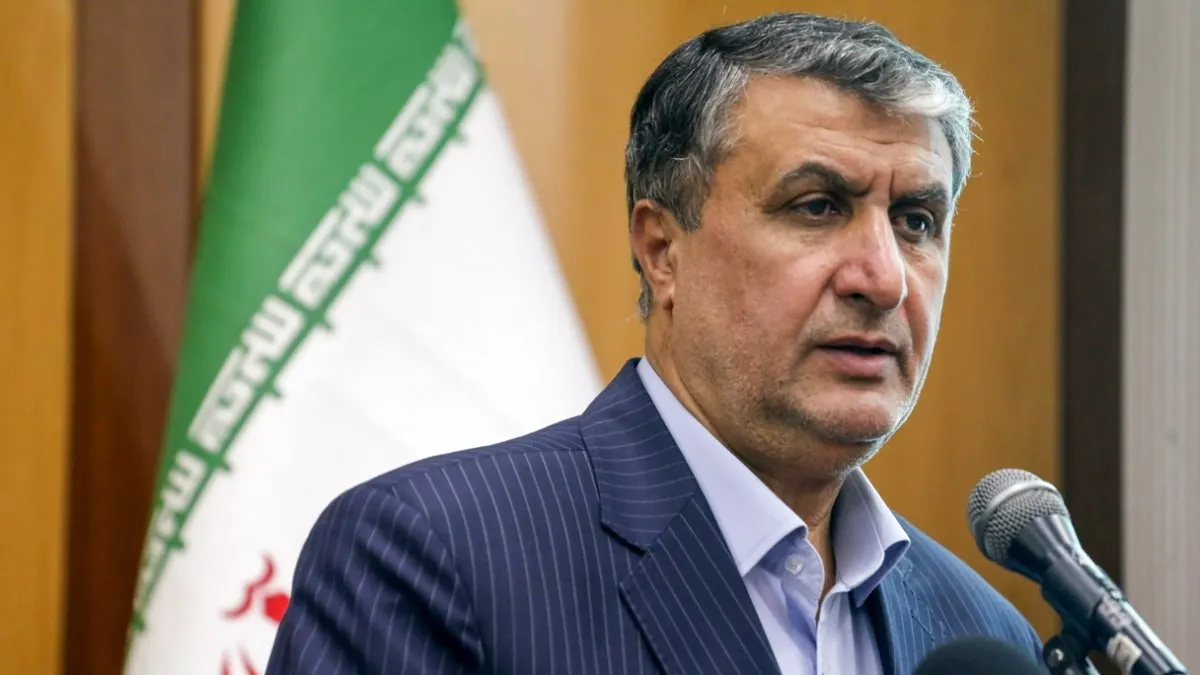 محمد اسلامی در مراسم رونمایی از دستاوردهای مرکز ملی لیزر ایران