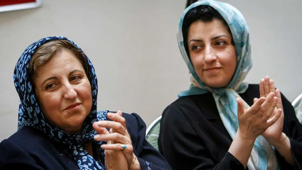نرگس محمدی شیرین عبادی جایزه نوبل صلح