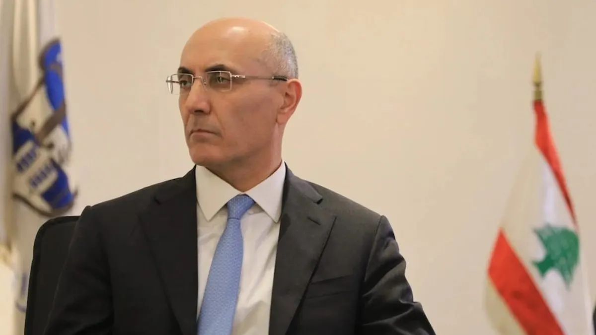 احمد الحجار، وزیر کشور لبنان در مراسم افتتاحیه دفاع مدنی، انتخابات لبنان